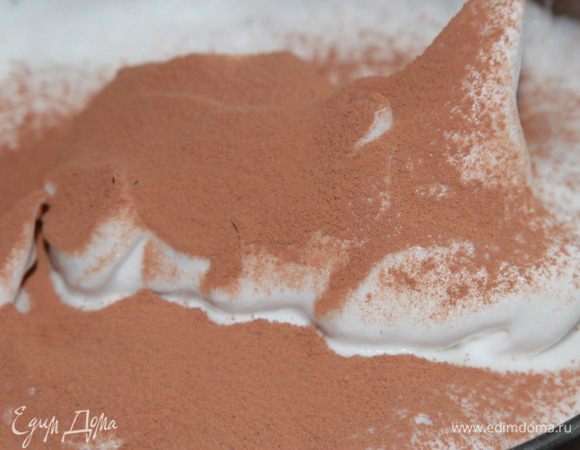 Просеиваем на белки какао