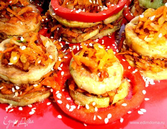 Посыпаем семечками сезама по желанию...