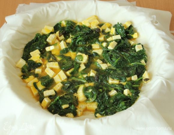 Выложить начинку...