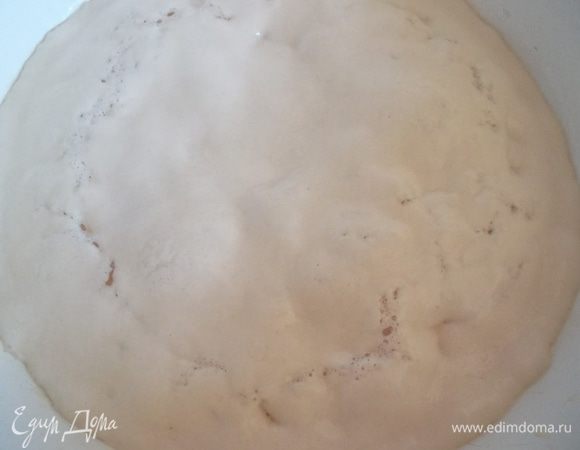 Смешиваем ингредиенты на опару и оставляем ее подойти (мин 15-20 хватает)...