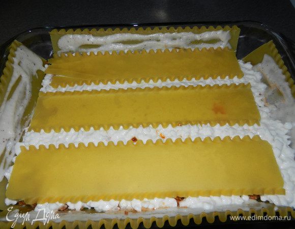 Накрываем листами.