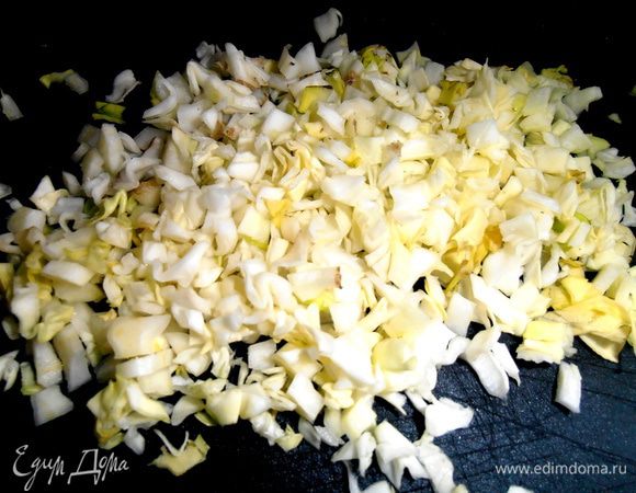 Крошим как можно мельче...