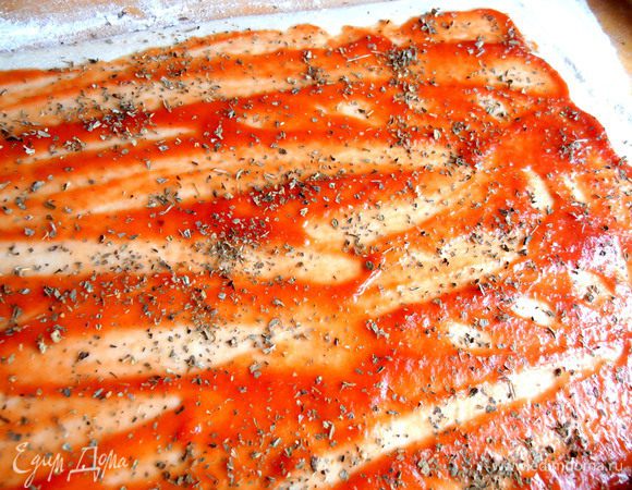 Присыплем любой зеленью..., я взяла базилик!