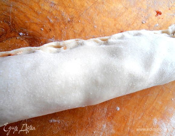 В конце край защипываем!