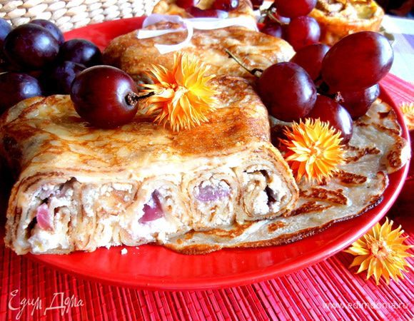 Итак..., отделяем и видим в разрезе начинку))) Этого мы и добивались)))