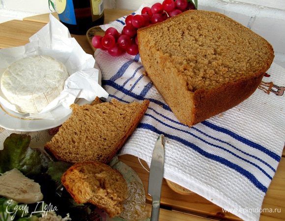 Закладываем продукты согласно инструкции к вашей хлебопечке. Прянности добавляем сразу. Режим основной. 
Ржаной хлеб требует к себе особого внимания. Внимательно наблюдайте на стадии замеса за вашим "колобком". Держите под рукой немного муки и воду. Воду лучше не вливать в ведро ХП, а сбрызгивать "колобок" из пульверизатора.