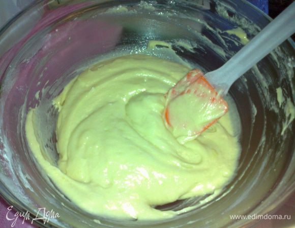 Вот такое нежное тесто должно получиться.