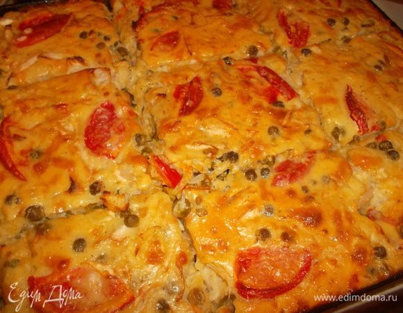 Запекать при 180 гр до золотистой корочки (у меня заняло 1,5 часа, чтобы все хорошо приготовилось)... Приятного аппетита:-))