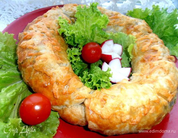 Переносим аккуратно на блюдо наше хрустящее чудо))