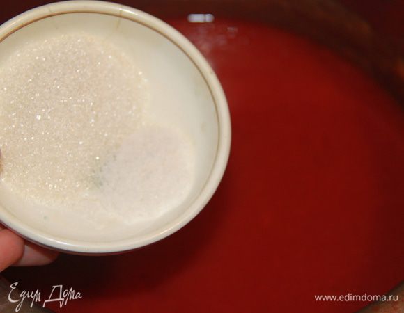 Добавить соль, сахар, 