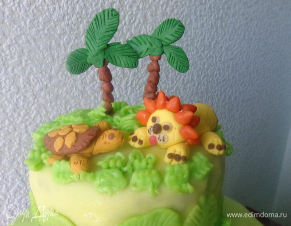 Вот такой получился верхний ярус - "я на солнышке лежу..."