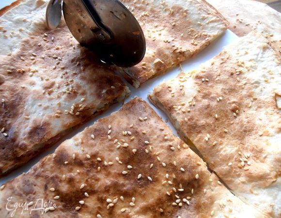 Как раз 4 порции...Снимаем пробу)))