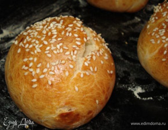 Выпекать около 20 минут при температуре 180-200С в духовку.  Вынув из духовки, дать им "отдохнуть" под полотенцем минут 10. Приятного аппетита.