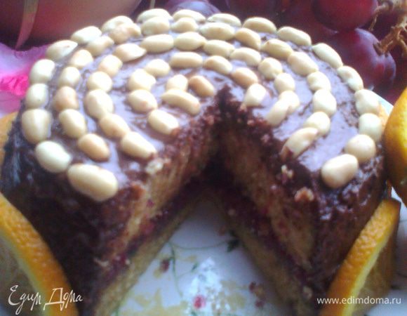 Разрезик таков... Тортик не отличишь от настоящего бисквита..., мягкий,  ароматный, вкусный... и моментально-быстрый)))