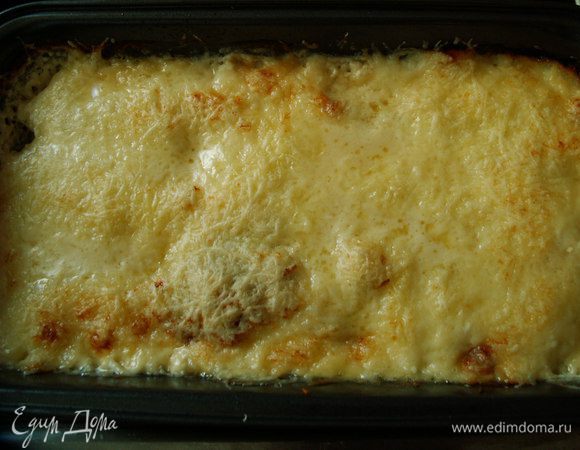 Даём запеканке немного остыть и подаём с овощами. BON APPETIT!
