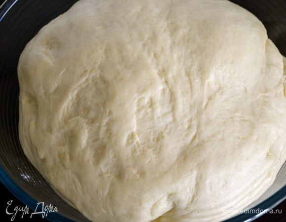 Через 20 минут тесто значительно увеличится в объеме...  