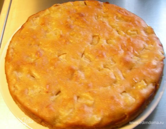 Перекладываем тесто в смазанную маслом форму и ставим в духовку 200 гр минут на 35.
