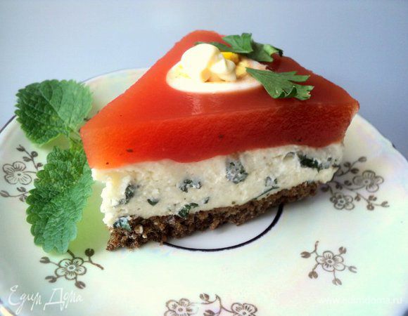 При подаче нарезать торт на кусочки. Приятного аппетита!