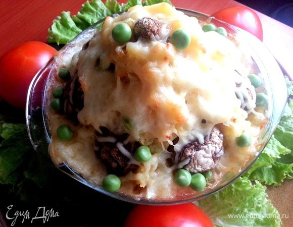 Запекаем в духовке, пока сыр не расплавится и не начнёт золотиться..., минут 25 при 180*.