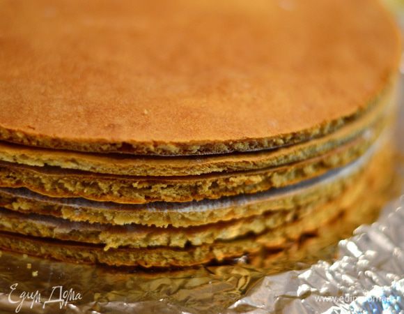 И так с каждым коржиком.