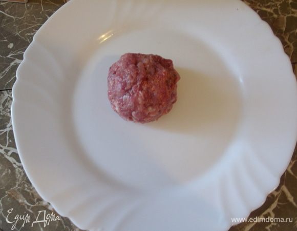 Скатываем шарик