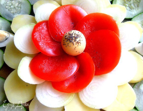 Луковые кольца рядом с картошечкой)))