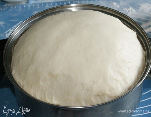 через 30 мин тесто обмять и еще оставить на 40-60 мин в теплом месте