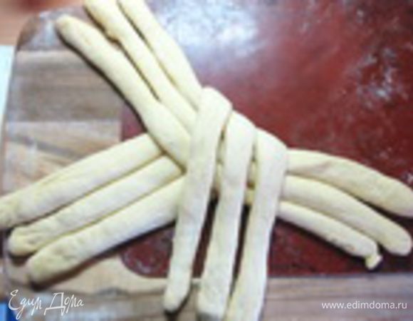 Верхние правые концы жгутов опускаем вниз,