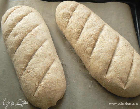 сделать разрезы.выпекать 30-40 мин при 200-230гр.