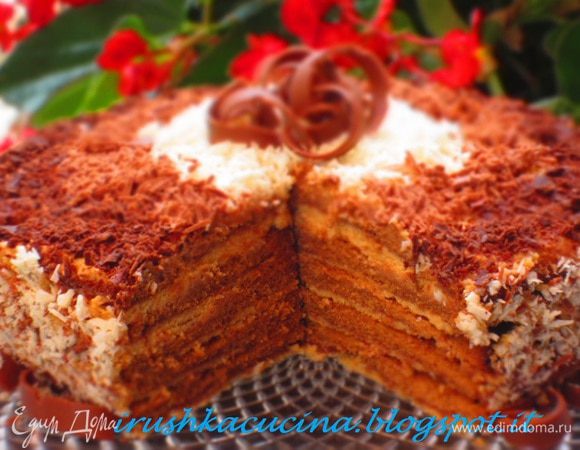 Хочу поблагодарить Леночку (ELEN@LAT) за восхитительный  торт ШОКОЛАДНО-СЛИВОЧНЫЙ ТОРТ С КАРАМЕЛЬНЫМ КРЕМОМhttp://www.edimdoma.ru/retsepty/56448-shokoladno-slivochnyy-tort-s-karamelnym-kremom