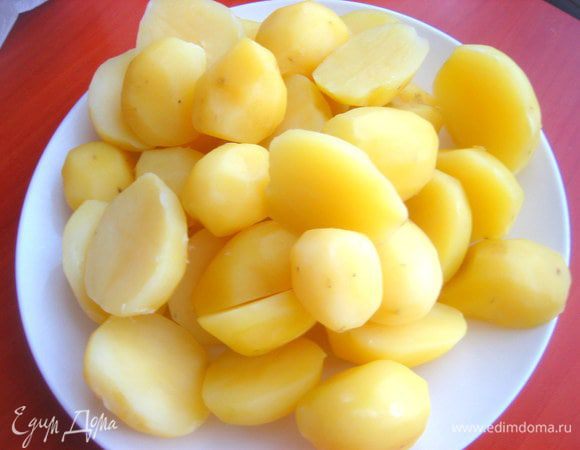 Отвариваем в солёной воде до готовности.