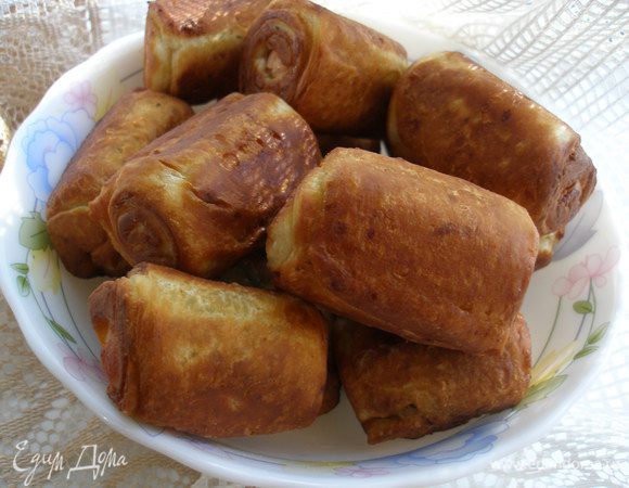 И конечно же Викуля,большущее тебе спасибо за чудесные пирожки!!!Уже трижды их готовила,очень понравились,причем всем....без исключения!!!))) http://www.edimdoma.ru/retsepty/56434-pirozhki-s-sosiskami-iz-tvorozhnogo-testa