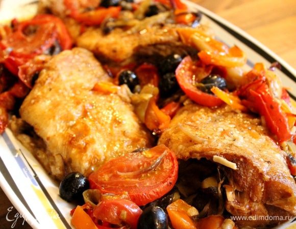 Готовое блюдо сбрызнуть лимонным соком  и присыпать зеленью. Приятного аппетита!