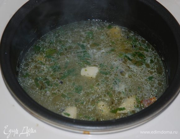 через 1 ч...когда ароматы наполнят всю вашу квартиру и начнут проникать в соседние...когда мультиварка пропищит "хозяйка, все готово!"

я в этот момент могу вам пожелать только "приятного аппетита"