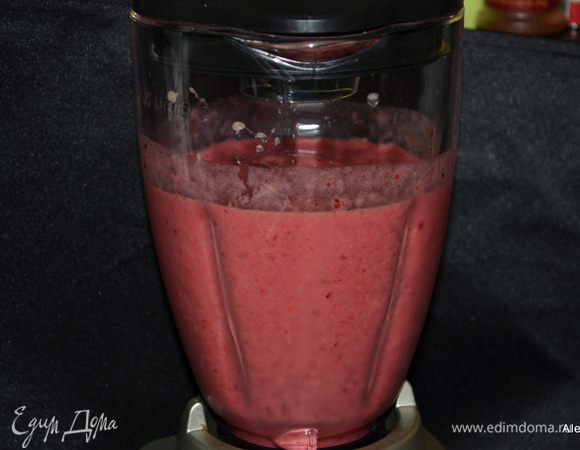 Взбить на высокой скорости до однородной массы.