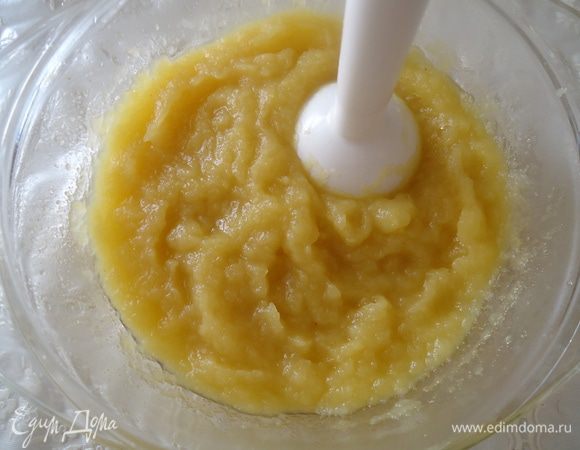 Яблоки пюрировать блендером