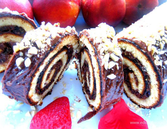 Как видите всё просто и к тому же вкусно))) Наш презент для Юлии готов!!!