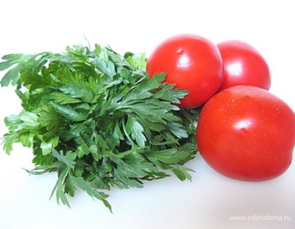 В это время подготовить помидоры.