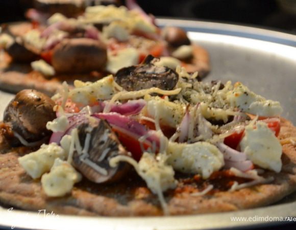 Подаем тут же и наслаждаемся. Люблю такие не сложные и вкусные ланчи.