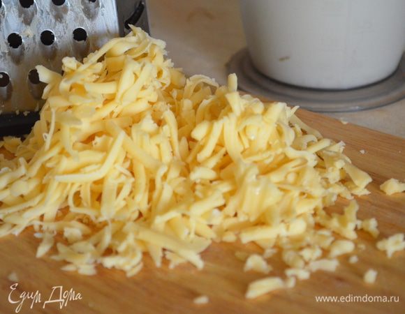 сыр натереть на крупной терке
