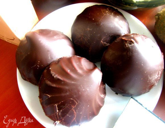 Зефир не обязательно в шоколаде, можно любой простой.