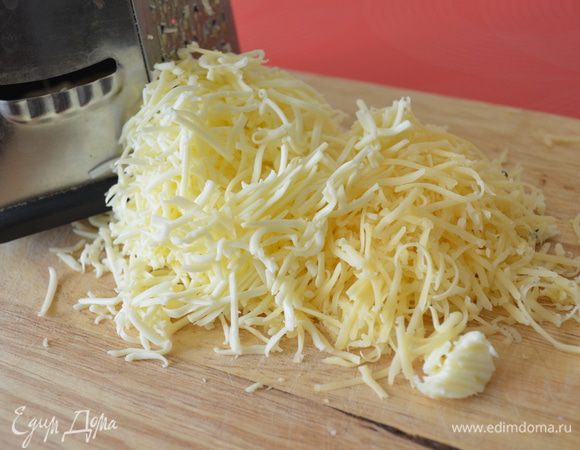 сыр натереть на мелкой терке