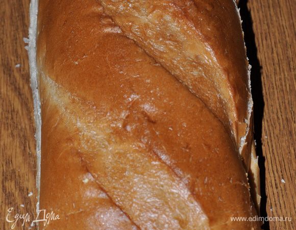 Половинки батона сложить.