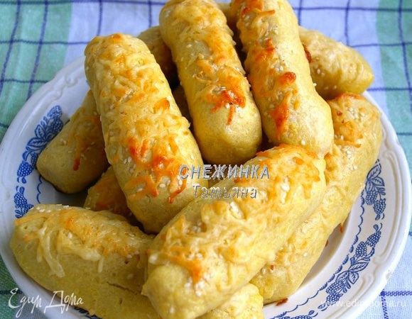 Готовые изделия снимаем с противня. 