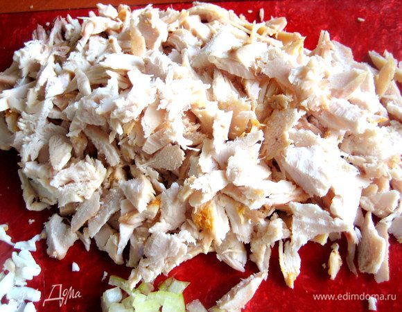 Разобрать на волокна (чем мельче, тем лучше!).