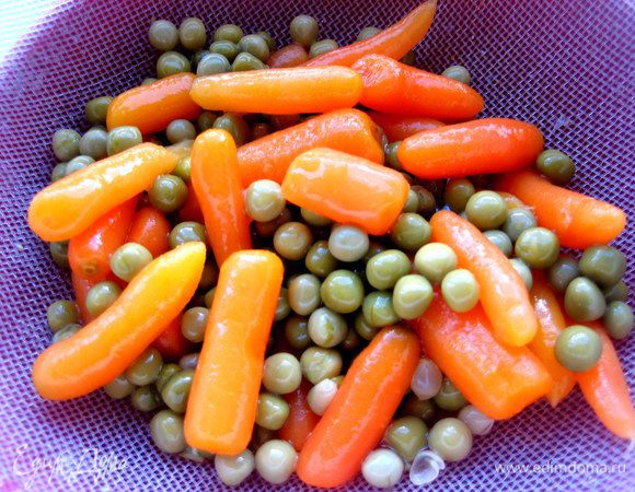 Откидываем их на сито...