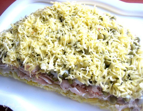 Немного тёртого сыра...