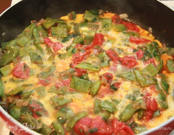 Лобиа чыхыртма готова! Подают (как ни странно) с гатыгом, то бишь с мацони.