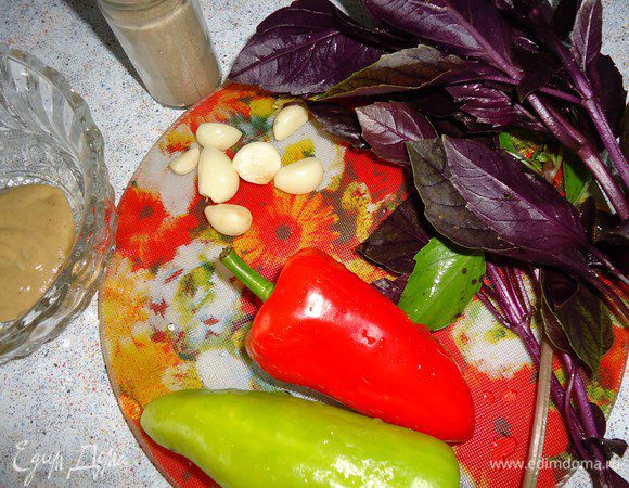 Приготовим продукты.