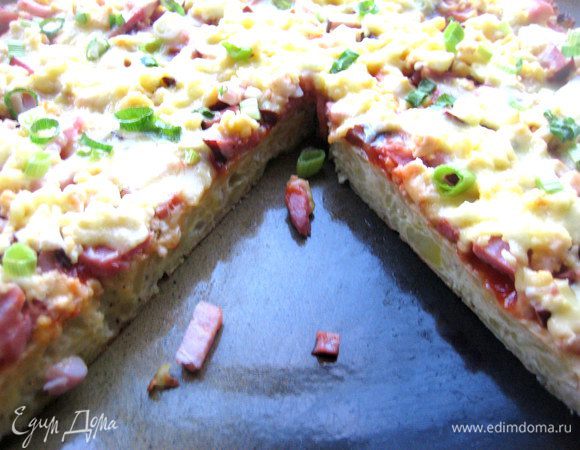 Пицца режется отлично, не разваливается и вкусна даже в холодном виде!!!